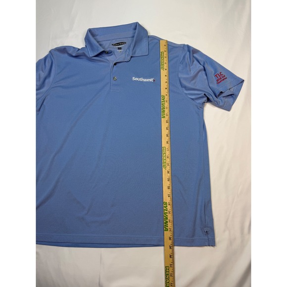 Pebble Beach Southwest Airlines TLC 2018 Golf Tournament Polo Blue Mens XL - Picture 7 of 11